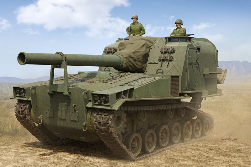 ILK63547 I Love Kit 1/35 M53 155mm Self-Propelled Gun Plastic Model Kit I Love Kit