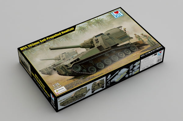 ILK63548 I Love Kit 1/35 M55 203mm Self-Propelled Howitzer Plastic Model Kit