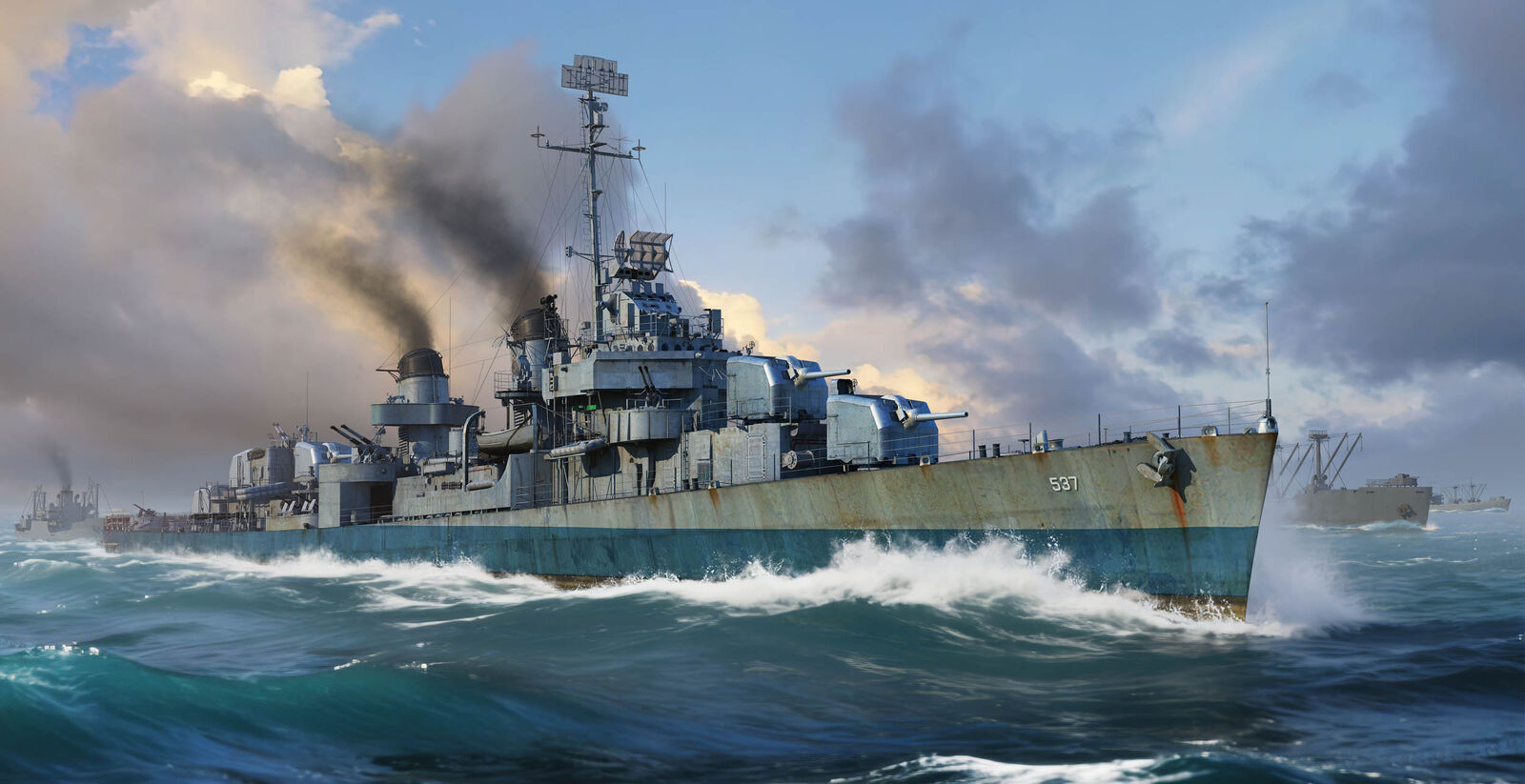 I Love Kit 1/350 USS Sullivans DD-537 Plastic Model Kit