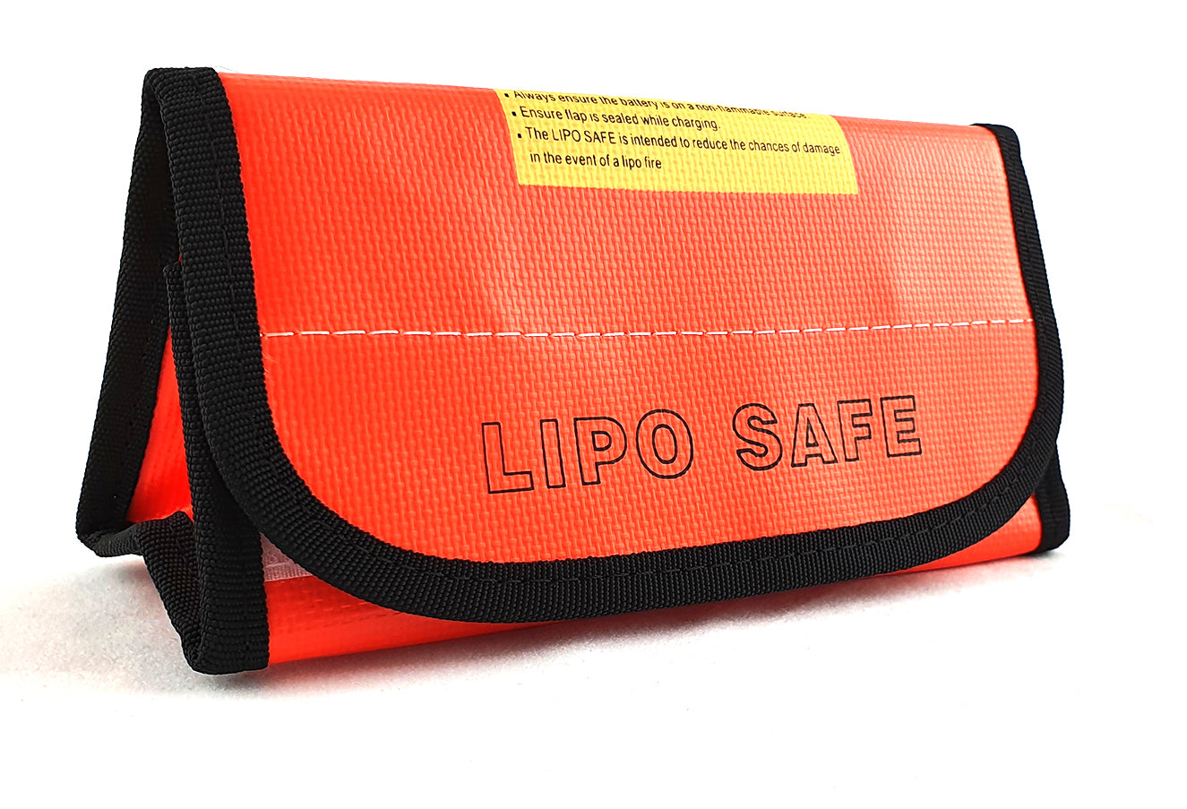 Infinity Power Orange Color 60mm*75mm*185mm Glass Fiber LiPo Bag