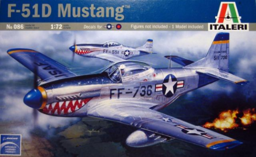 0086S ITALERI F-51D MUSTANG 1:72