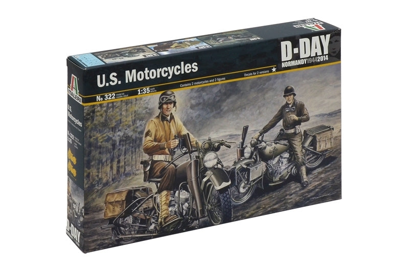 0322S ITALERI U.S. MOTORCYCLES WW2 1:35