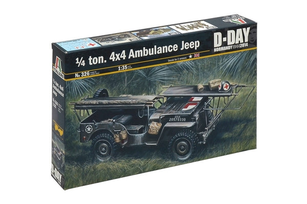 0326S ITALERI 1/4 TON. 4X4 AMBULANCE JEEP 1:35