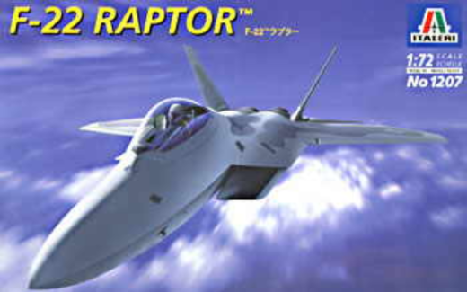 1207S ITALERI F-22 RAPTOR 1:72