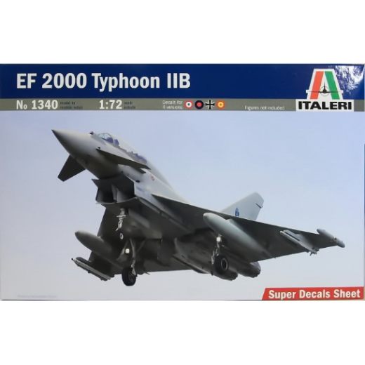 1340S ITALERI  EF 2000 TYPHOON WITH SEATER 1:72