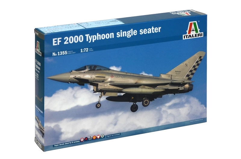 1355S ITALERI  EF-2000 TYPHOON SINGLE SEATER 1:72