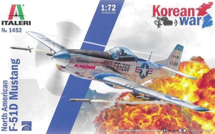 1452S ITALERI F-51D KOREAN WAR 1:72 AUST.DECALS