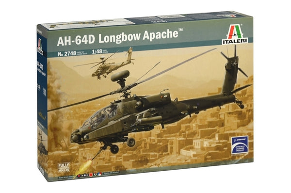 2748S ITALERI AH-64D LONGBOW APACHE 1:48