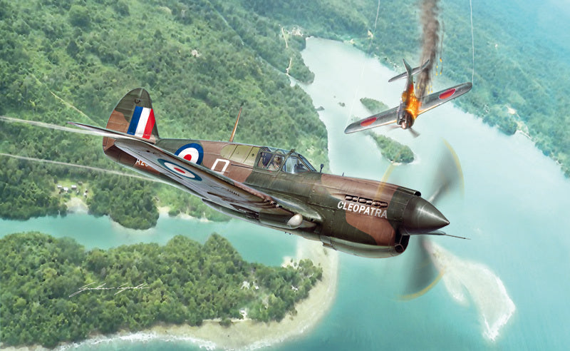 ITALERI P-40 E/K KITTYHAWK WITH AUSTRALIAN DECALS 1:48