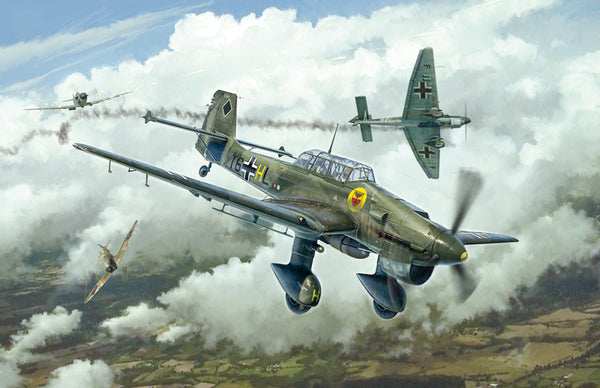 2807S ITALERI  JU-87B STUKA "SUPER DECALS" BATTLE OF BRITAIN 80TH ANNIVERSARY 1:48