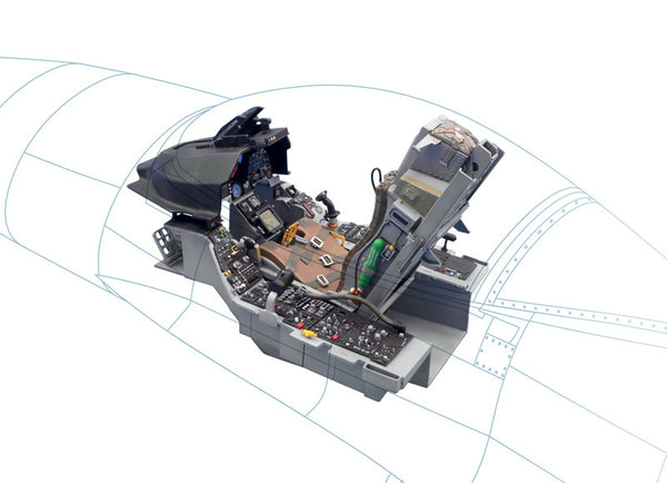 2990S ITALERI F-16 COCKPIT 1:12