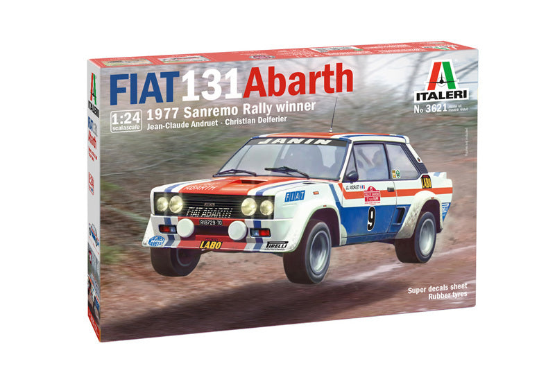 3621S ITALERI FIAT 131 ABARTH SAN REMO WINNER 1977 1:24