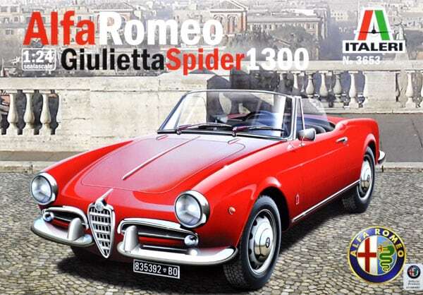 3653S ITALERI ALPHA ROMEO GULIETTA SPYDER 1600 1:24