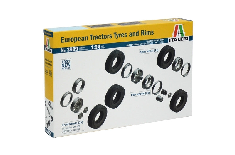 ITALERI EUROPEAN TRACTORS TYRES & RIMS