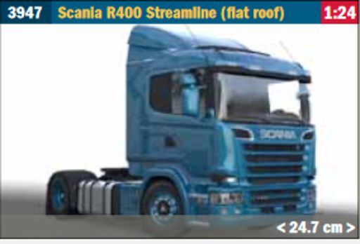 ITALERI SCANIA R400 STREAMLINE (FLAT ROOF) 1:24