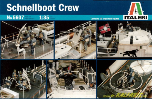 5607S ITALERI SCHNELLBOOT CREW 1:35