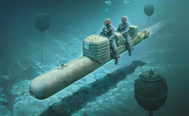 5621S ITALERI S.L.C. "MAIALE" WITH CREW 1:35