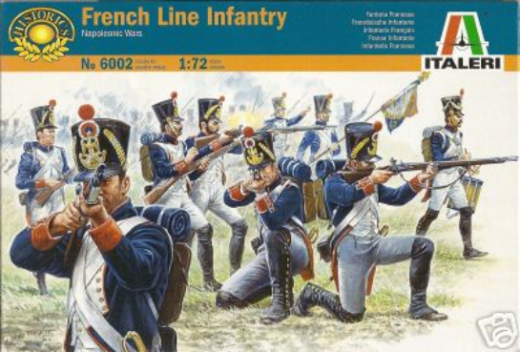 6002S ITALERI FRENCH LINE INFANTRY (NAP.WARS) 1:72