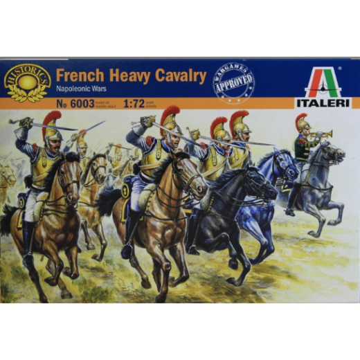 6003S ITALERI FRENCH HEAVY CAVALRY (NAP. WARS) 1:72