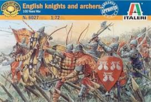 6027S ITALERI ENGLISH KNIGHTS AND ARCHERS (100 YEARS WAR)