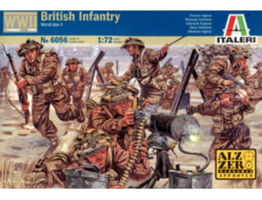 6056S ITALERI WWII - BRITISH INFANTRY 1:72