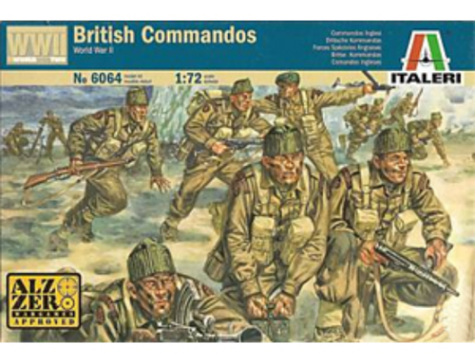 6064S ITALERI WWII - BRITISH COMMANDOS 1:72