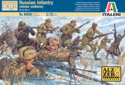 6069S ITALERI WWII- RUSSIAN INFANTRY (WINTER UNIF)