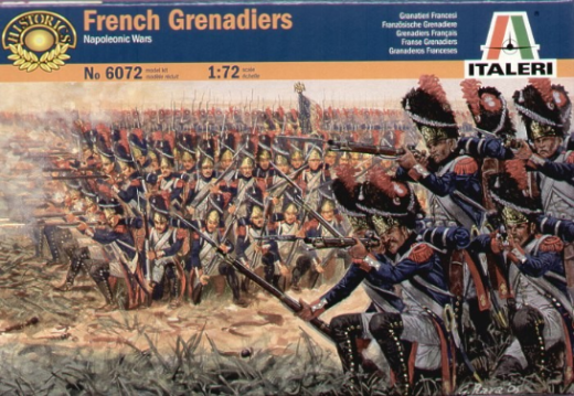 6072S ITALERI NAPOLEONIC WARS: FRENCH GRENADIERS 1:72