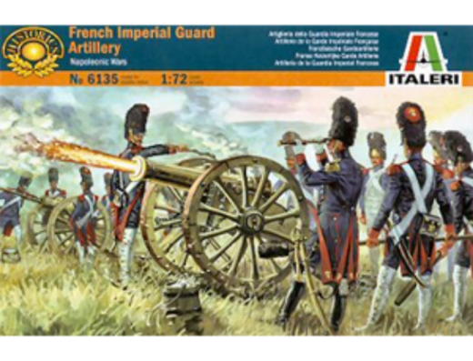 6135S ITALERI FRENCH IMPERIAL GUARD ARTILLERY (NAP. WARS) 1:72