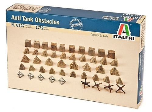 6147S ITALERI ANTI TANK OBSTACLES 1:72