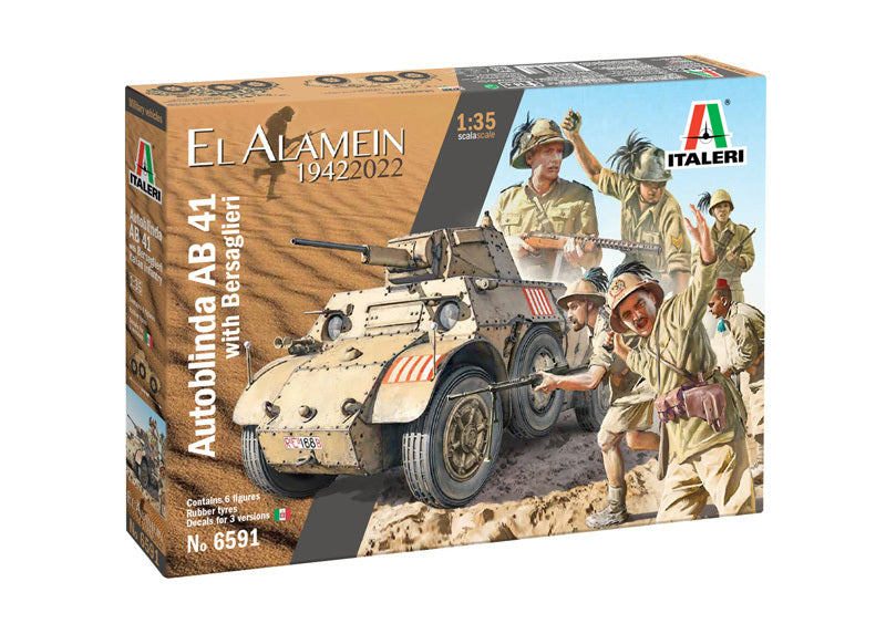 6591S ITALERI AB 41 WITH BERSAGLIERI ITALIAN INFANTRY