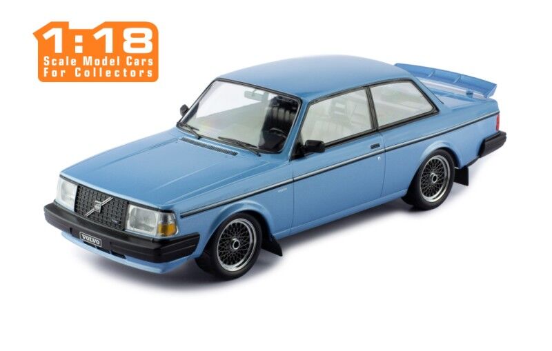 IXO Models 1/18 VOLVO 240 TURBO CUSTOM€ 1986 - METALLIC LIGHT BLUE