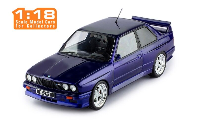 IXO Models 1/18 BMW E30 M3 1989 Metallic Dark Red