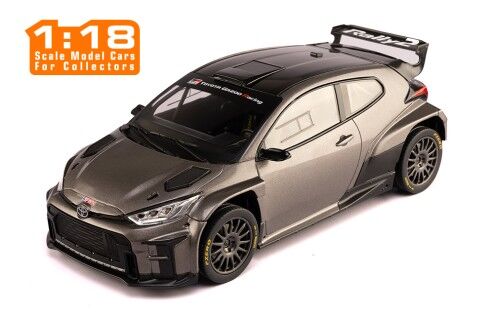 IXO Models 1/18 TOYOTA GR YARIS Rally2 2024 Grey (rally specs)