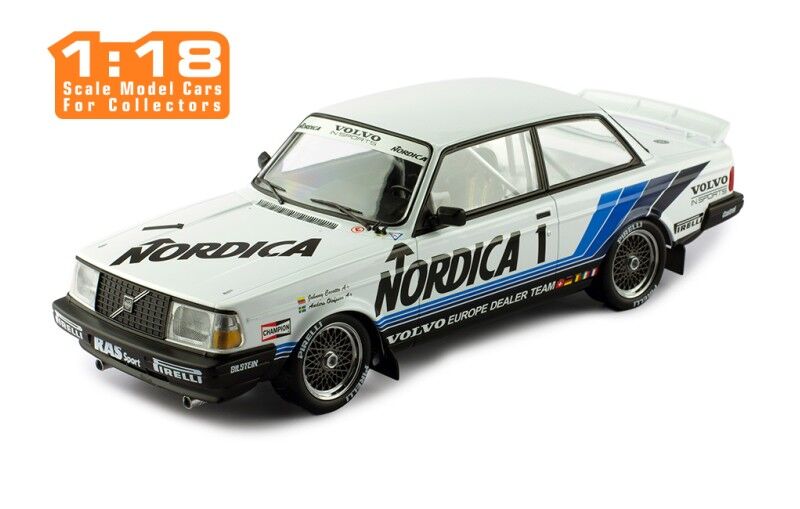 IXO Models 1/18 VOLVO 240 Turbo #1 J.Cecotto - A.Olofsson ETCC BrÃ¼nn 1986