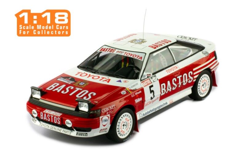 IXO Models 1/18 Toyota Celica GT-Four St165 #5 R.Verreydt - G.Biar Haspengouwrally 1990