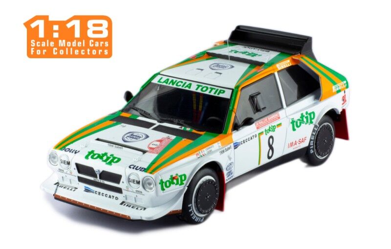 IXO Models 1/18 Lancia Delta S4 #8 D.Cerrato - C.Cerri Rally San Remo 1986
