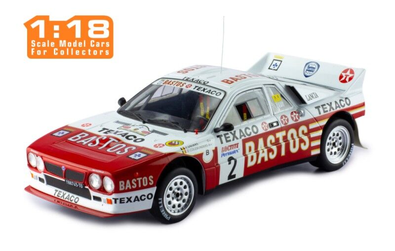 IXO Models 1/18 Lancia 037 Rally #2 P.Snijers - D.Colebunders Rally Ypres 1985