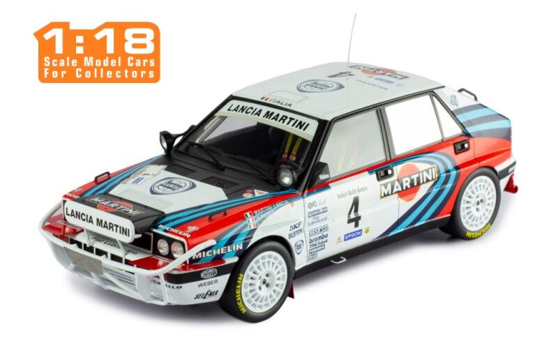 IXO Models 1/18 Lancia Delta Integrale 16V #2 M.Biasion - T.Siviero Safari Rally 1990