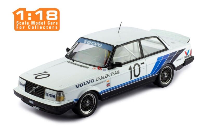 IXO Models 1/18 Volvo 240 Turbo - #10 R.France Vic - Winner ATCC 1986 (RHD)