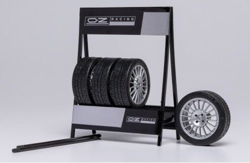 IXO Models 1/18 SET OF 4 WHEELS MINI LITE SILVER
