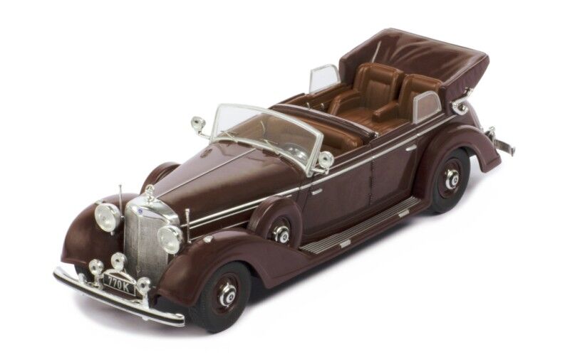 IXO Models 1/43 Mercedes-Benz Type 770K Cabriolet 1938 Dark Red