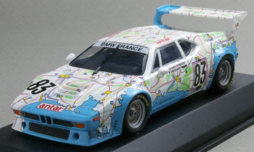 IXO Models 1/43 BMW M1 #83 D.Pironi-D.Quester -M.Mignot 24H Le Mans 1980
