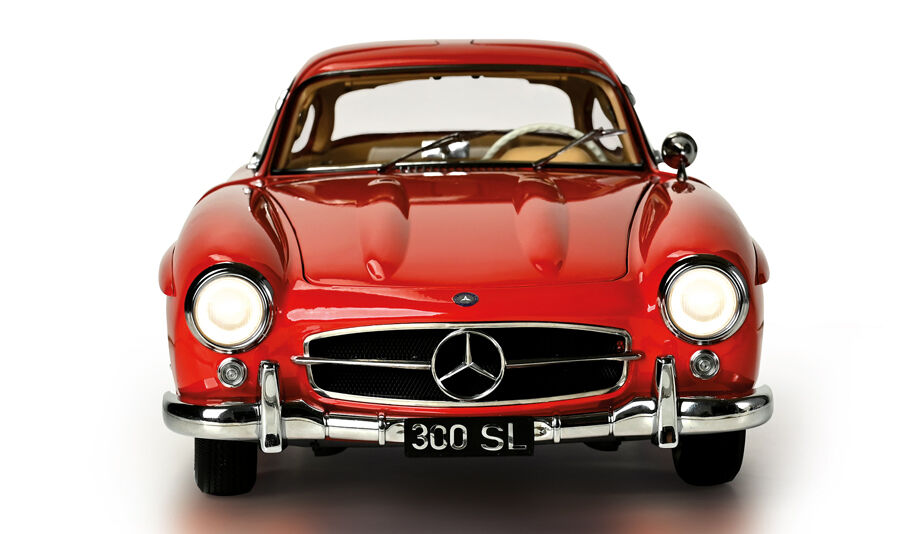 IXO Collections 1/8 Mercedes-Benz 300 SL (Red) Full Kit