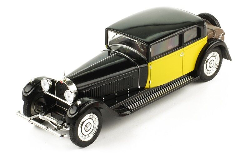 IXO Models 1/43 Bugatti 41 Royale Coach (Weymann) 1929 Black And Yellow