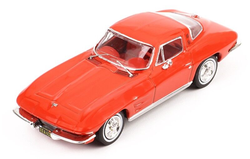 IXO Models 1/43 CHEVROLET Corvette C2 Sting Ray Sport Coupe 1964 Red