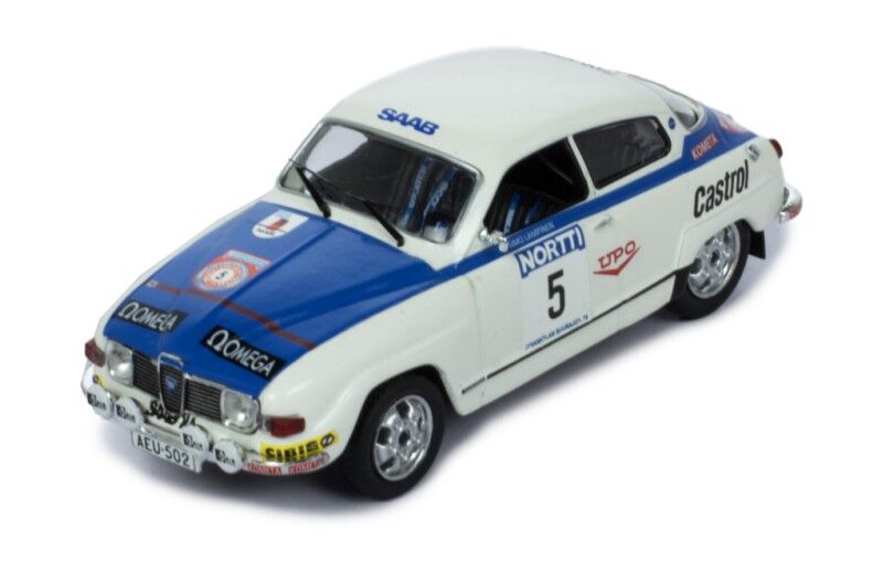 IXO Models 1/43 Saab 96 V4 #5 S.Lampinen - J.Markkanen Rally Of The 1000 Lakes  1976