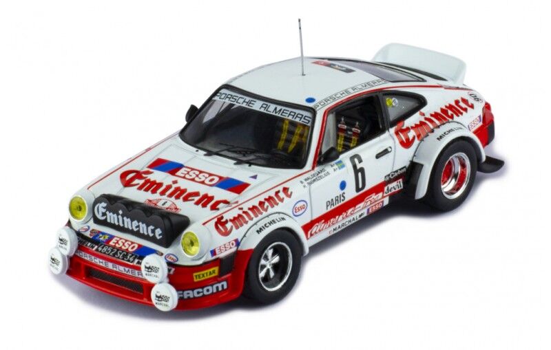 IXO Models 1/43 Porsche 911 SC #6 B.Waldegard - H.Thorszelius Rallye Monte-Carlo 1982
