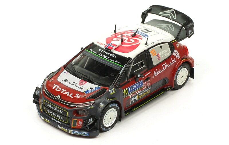 IXO Models 1/43 Citroen C3 WRC #12 M.Ostberg-T.Eriksen Rally Italia Sardegna 2018