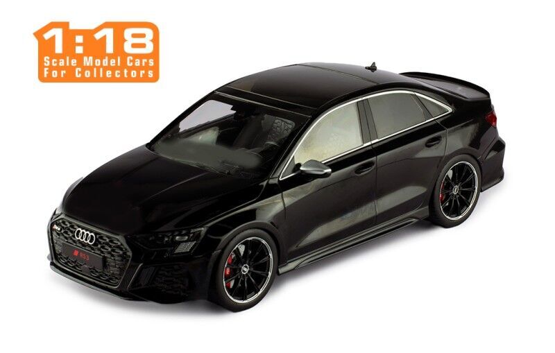 IXO Models 1/18 AUDI RS3 (8Y) Limousine 2022 Black